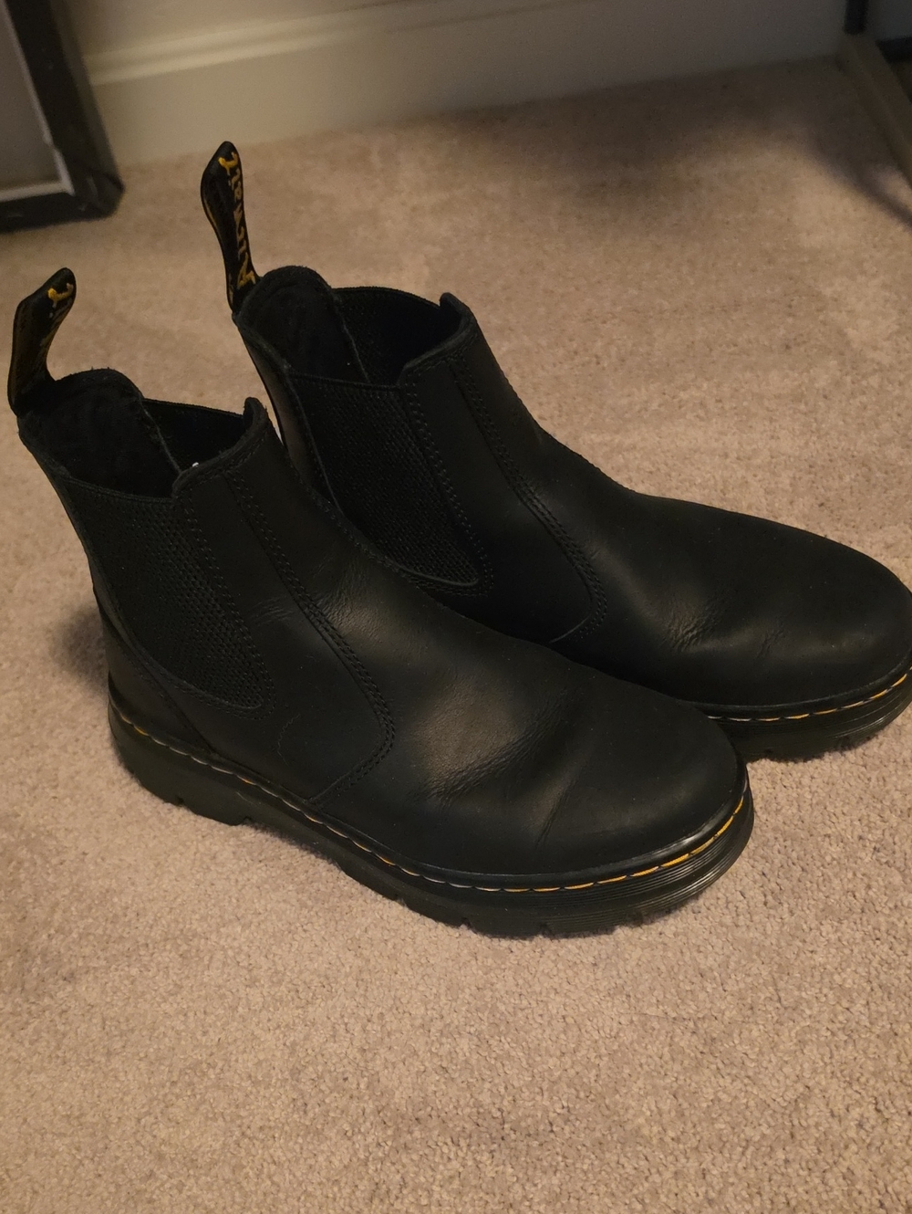 Dr. Martens Embury Chelsea Black Leather Boots
